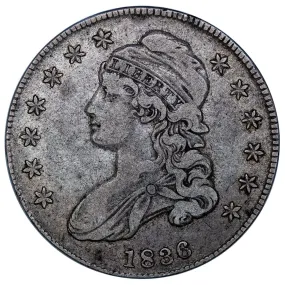 1836 LE Capped Bust Half Dollar - O.122 [R2] - Very Fine