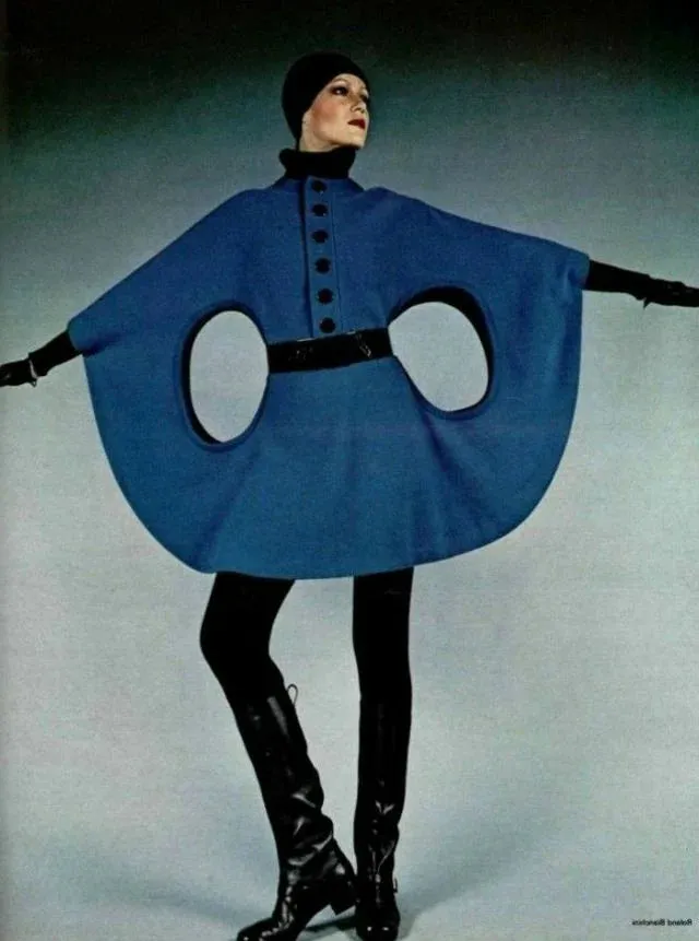 1960s Pierre Cardin Space Age Belted Dress