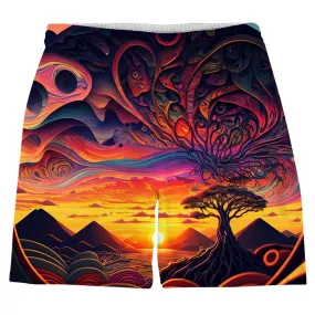 Acid Sunset Weekend Shorts