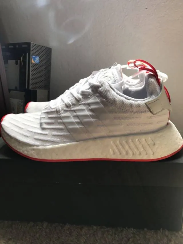 adidas NMD R2 White Red