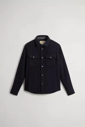 Alaskan Melton Overshirt Melton Blue