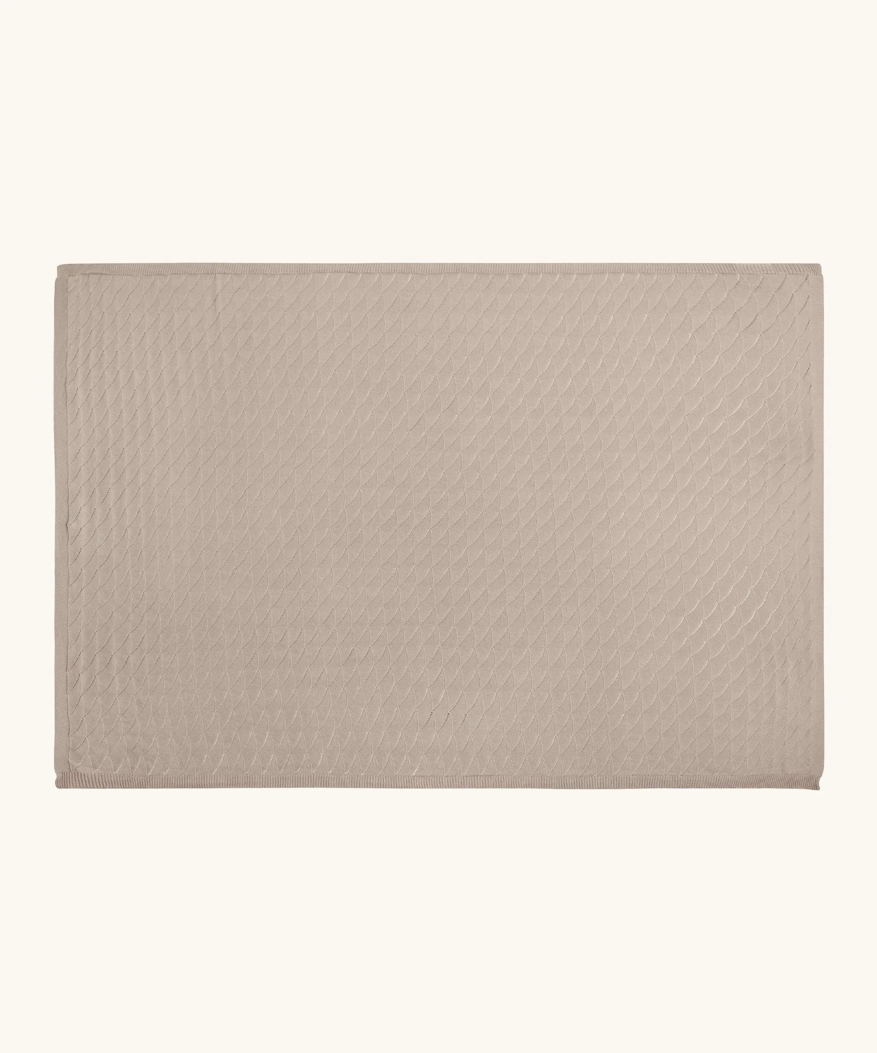 Avery Row Wave Knit Baby Blanket - Mist