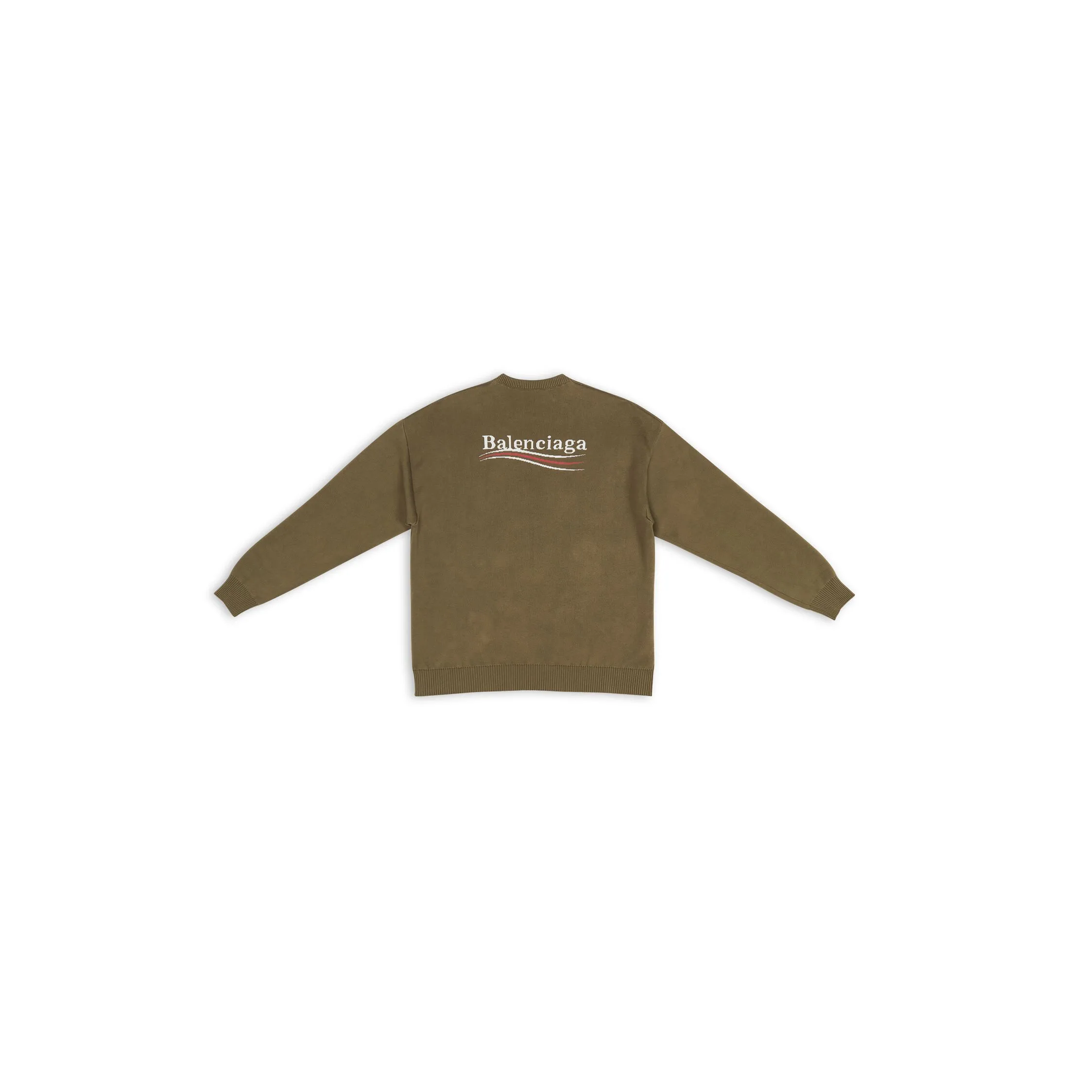 BALENCIAGA  |Crew Neck Unisex Street Style Long Sleeves Plain Cotton