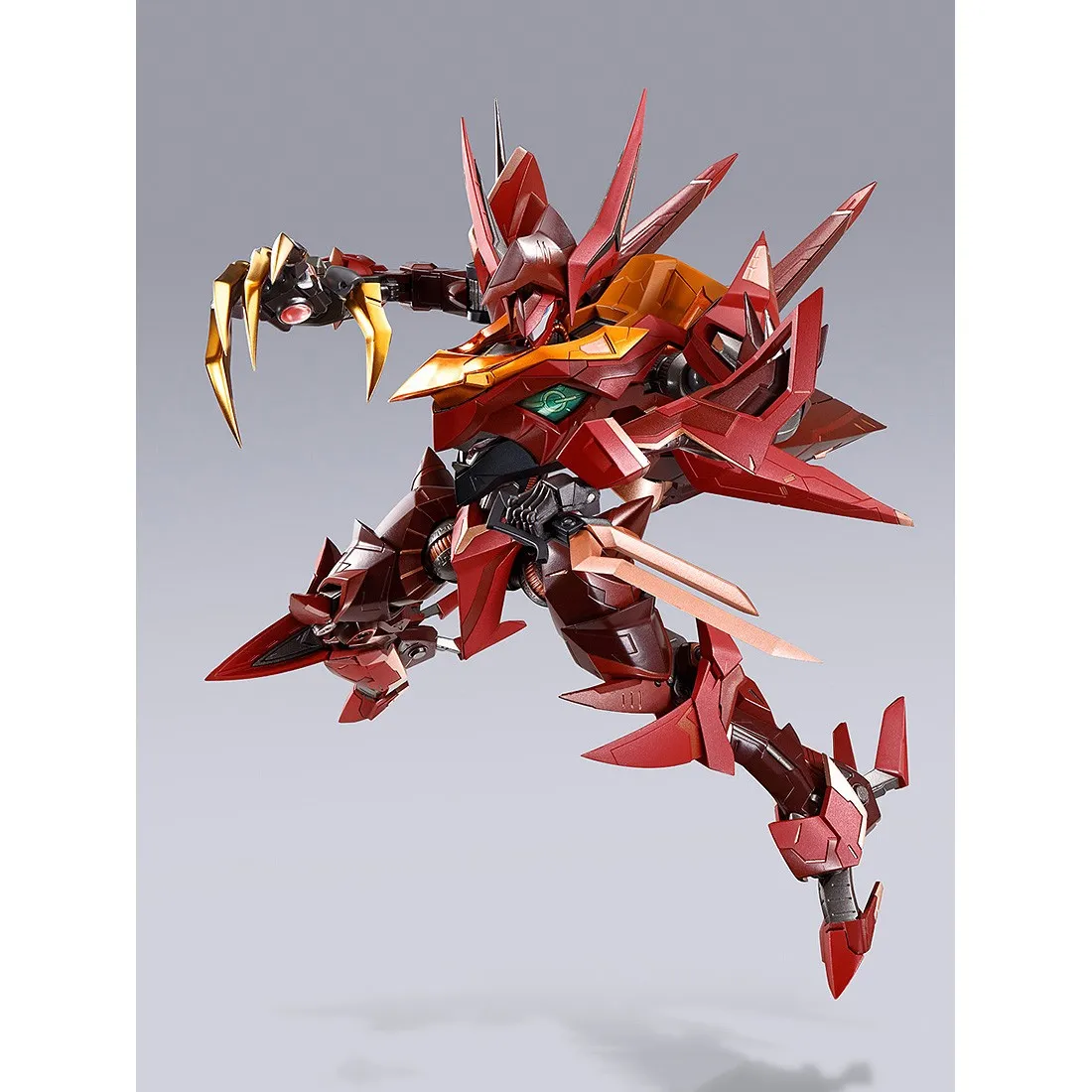 Bandai Metal Build Dragon Scale Code Geass Lelouch Of The Rebellion R2 Guren Type-08 Elements Seiten Figure (red)