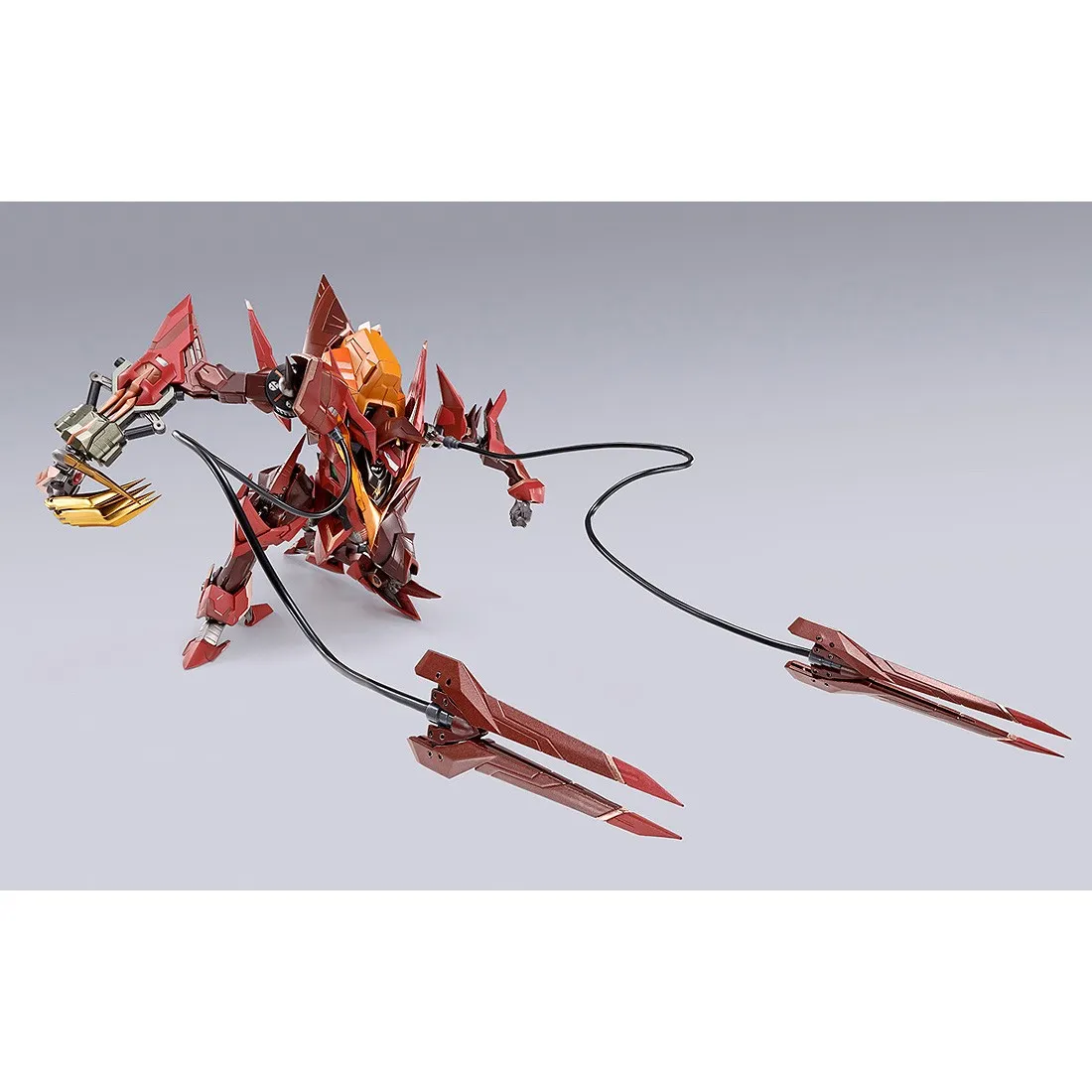 Bandai Metal Build Dragon Scale Code Geass Lelouch Of The Rebellion R2 Guren Type-08 Elements Seiten Figure (red)