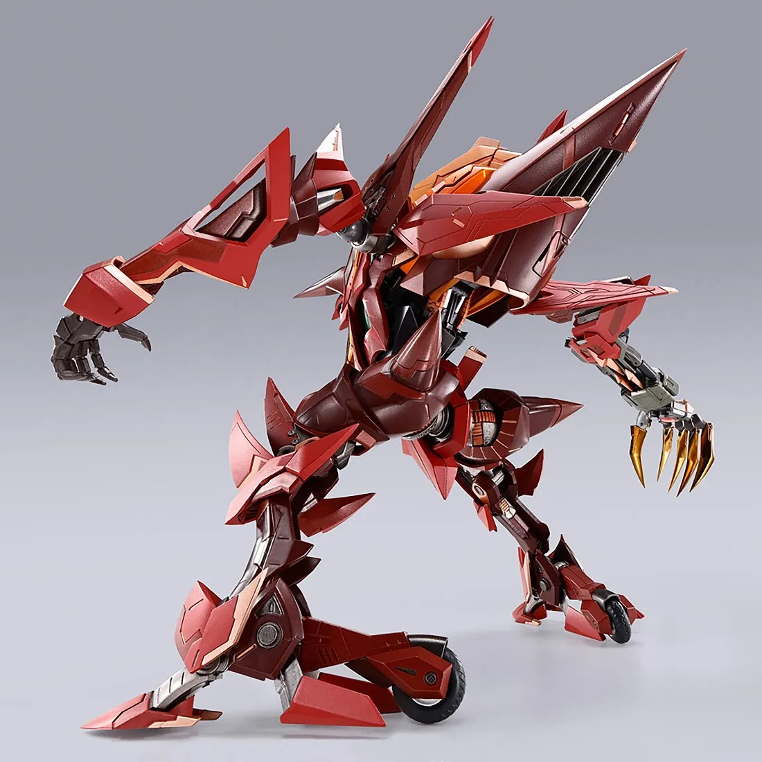 Bandai Metal Build Dragon Scale Code Geass Lelouch Of The Rebellion R2 Guren Type-08 Elements Seiten Figure (red)