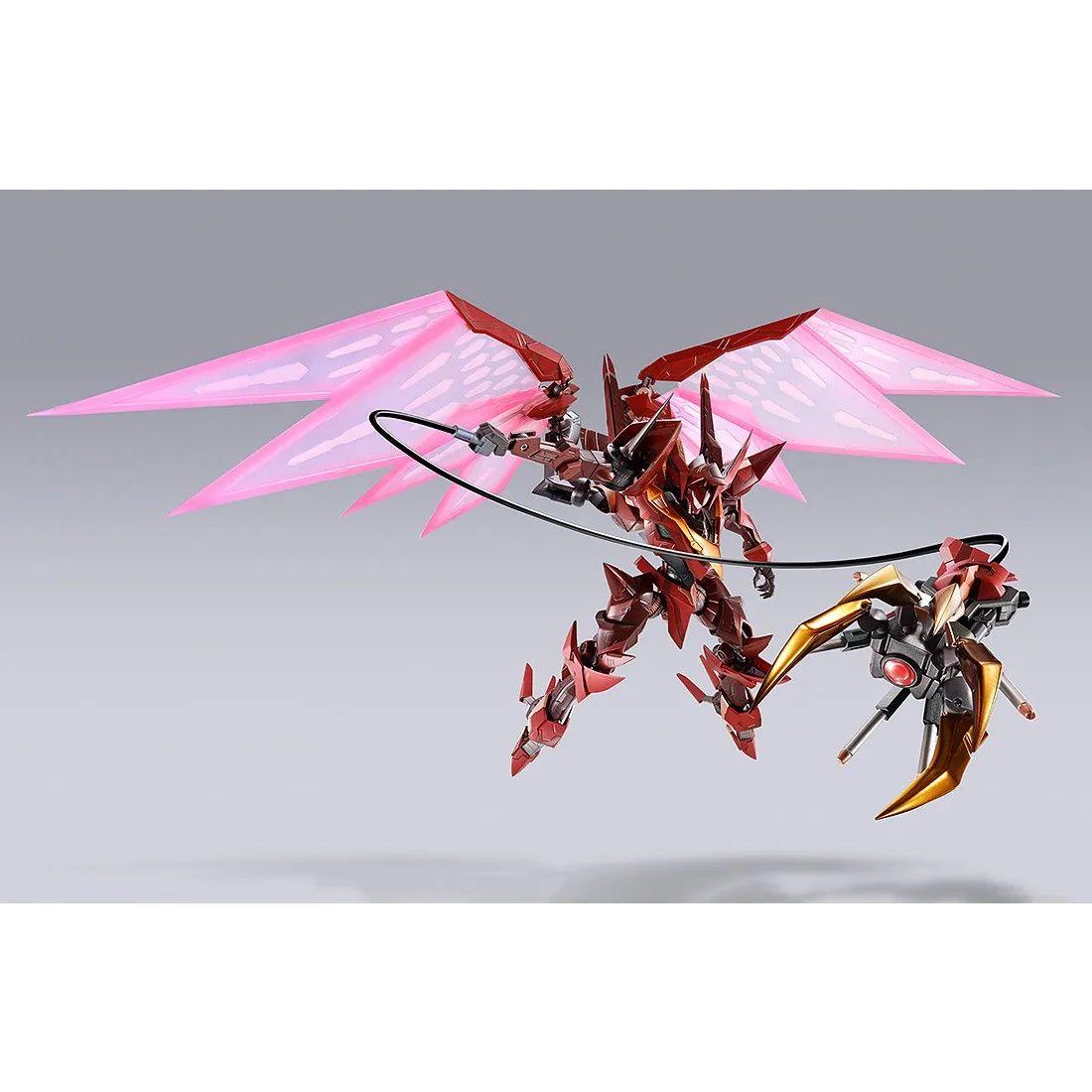 Bandai Metal Build Dragon Scale Code Geass Lelouch Of The Rebellion R2 Guren Type-08 Elements Seiten Figure (red)