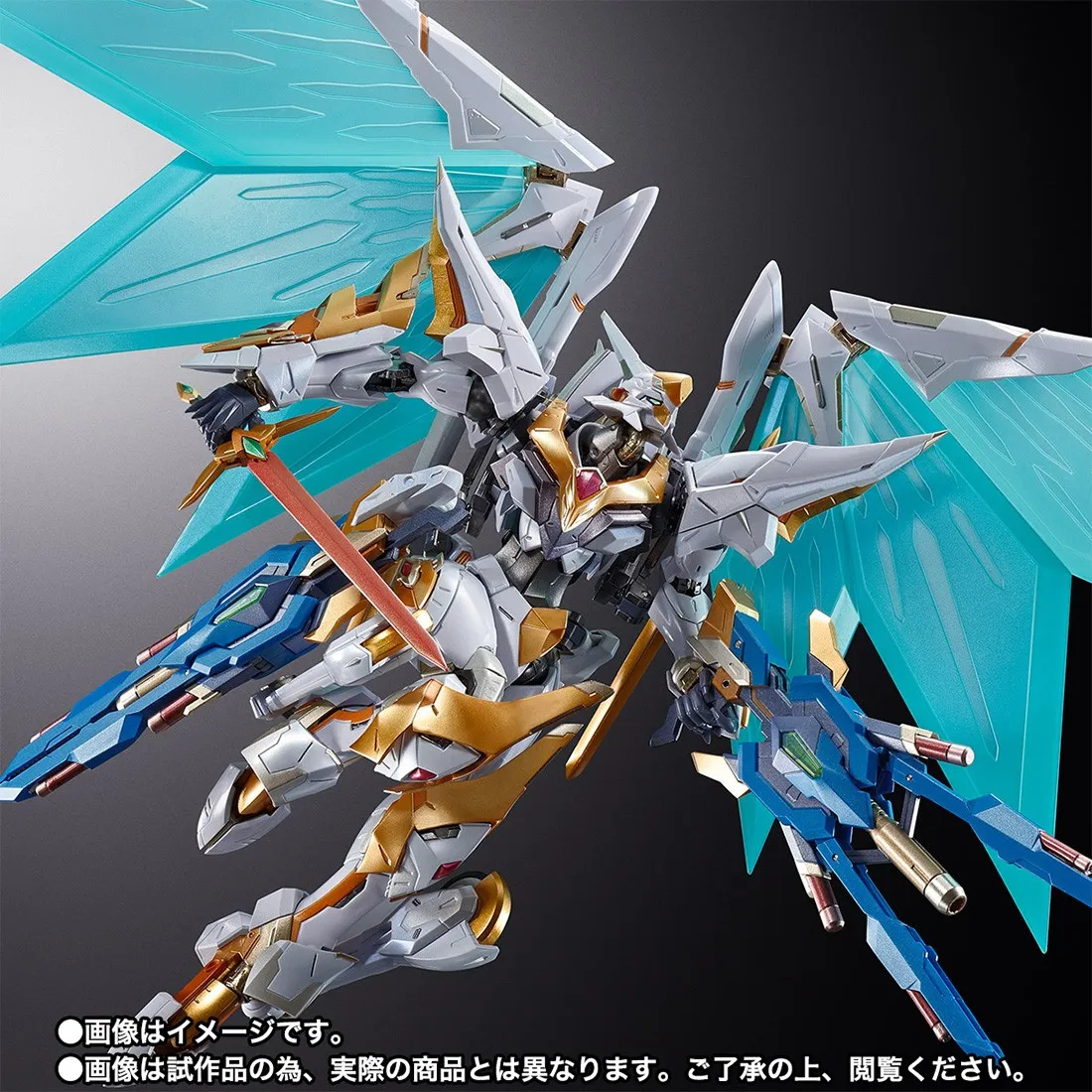 Bandai Metal Build Dragon Scale Code Geass Lelouch Of The Rebellion R2 Lancelot Albion Figure (white)