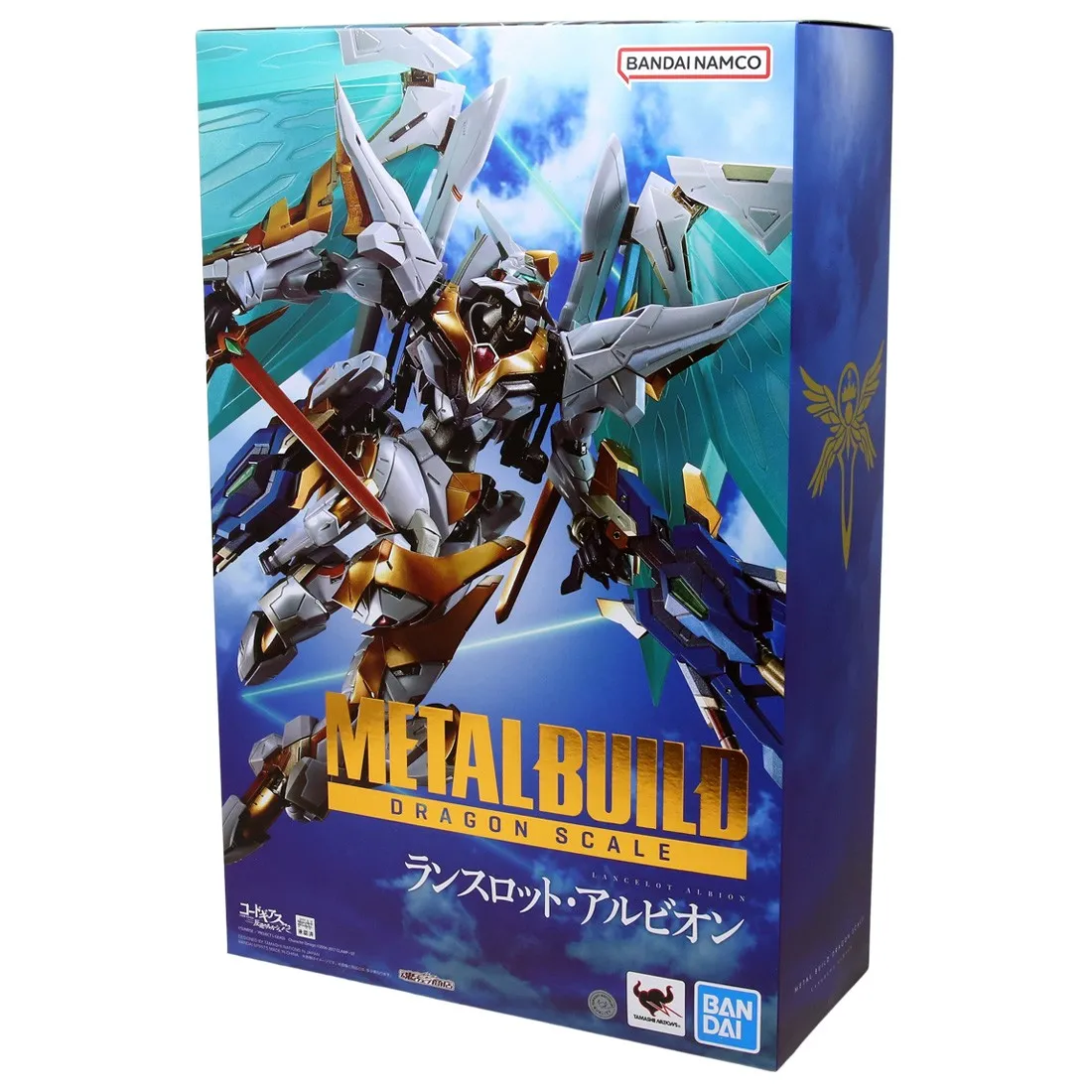 Bandai Metal Build Dragon Scale Code Geass Lelouch Of The Rebellion R2 Lancelot Albion Figure (white)