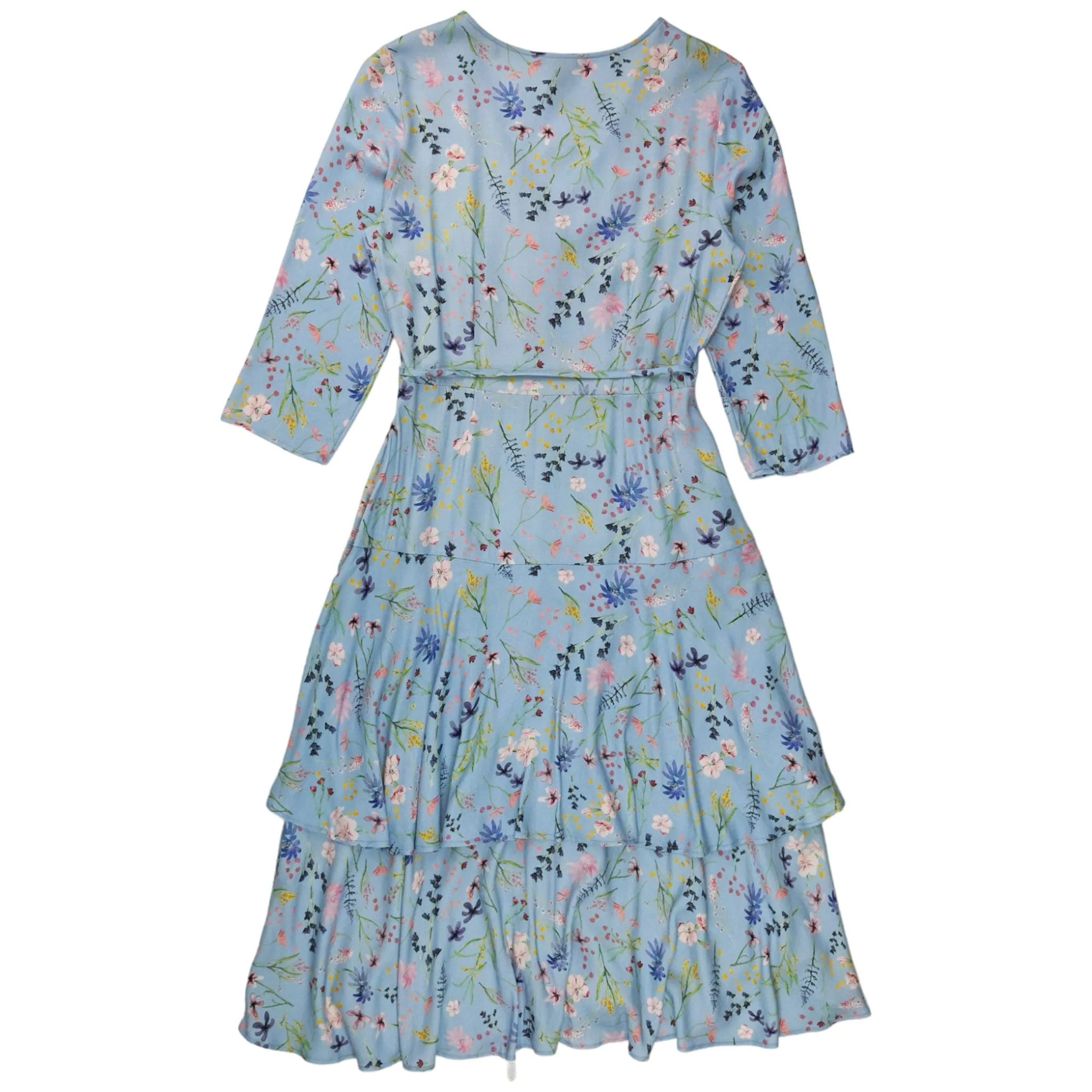 Baukjen Blue Meadow Kaia Wrap Dress