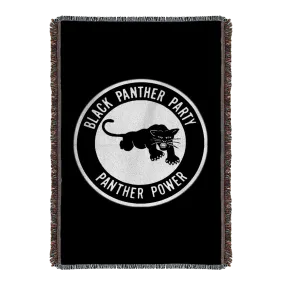 Black Panther Party Woven Blanket