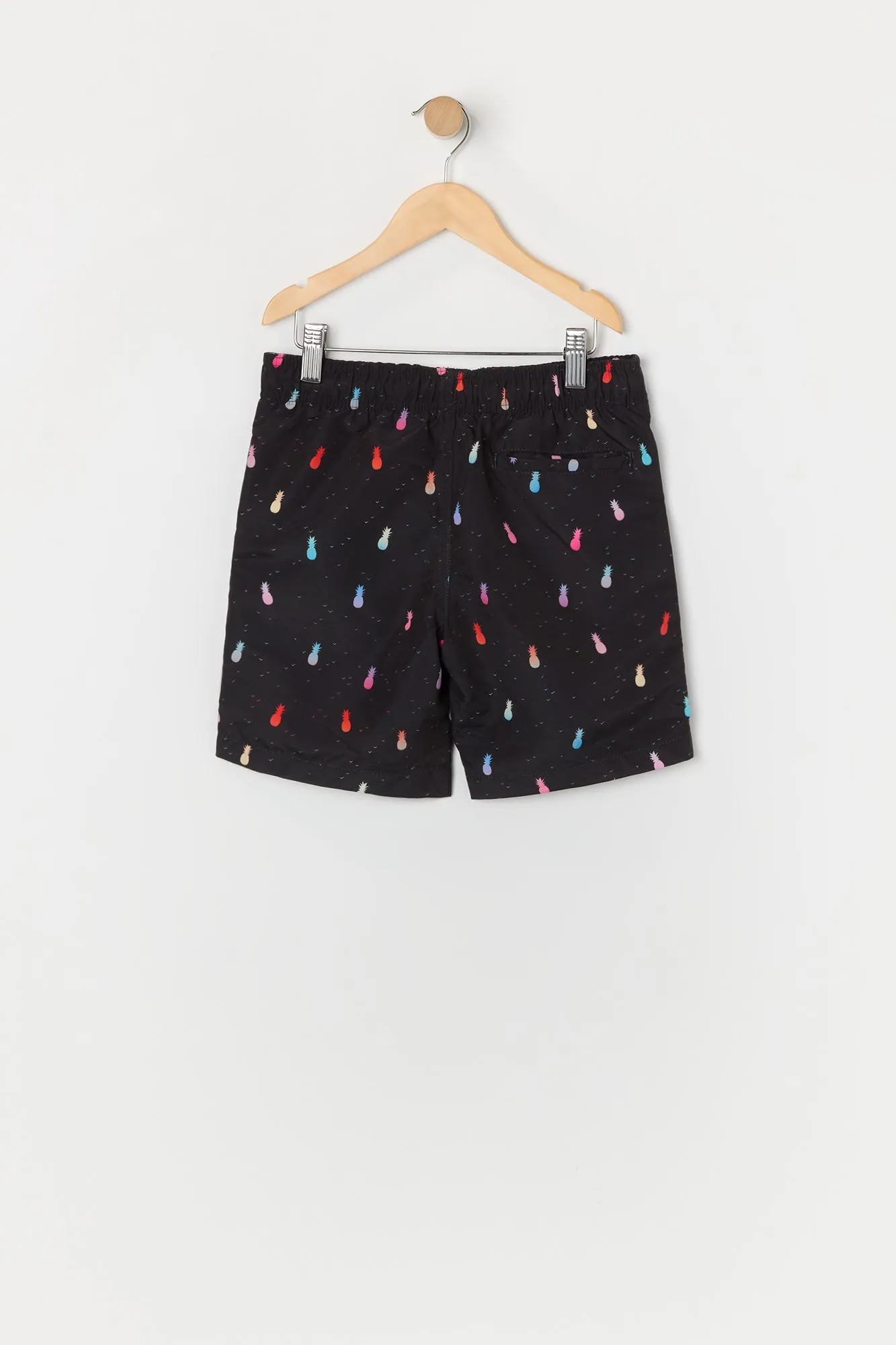 Boys Rainbow Pineapple Ditsy Print Board Short