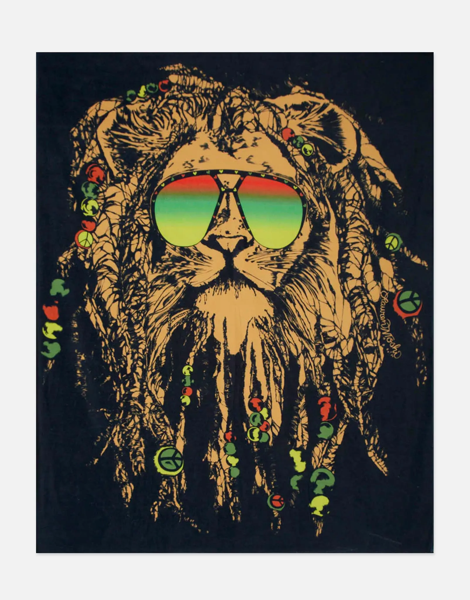 Brinkley Color Rasta Lion