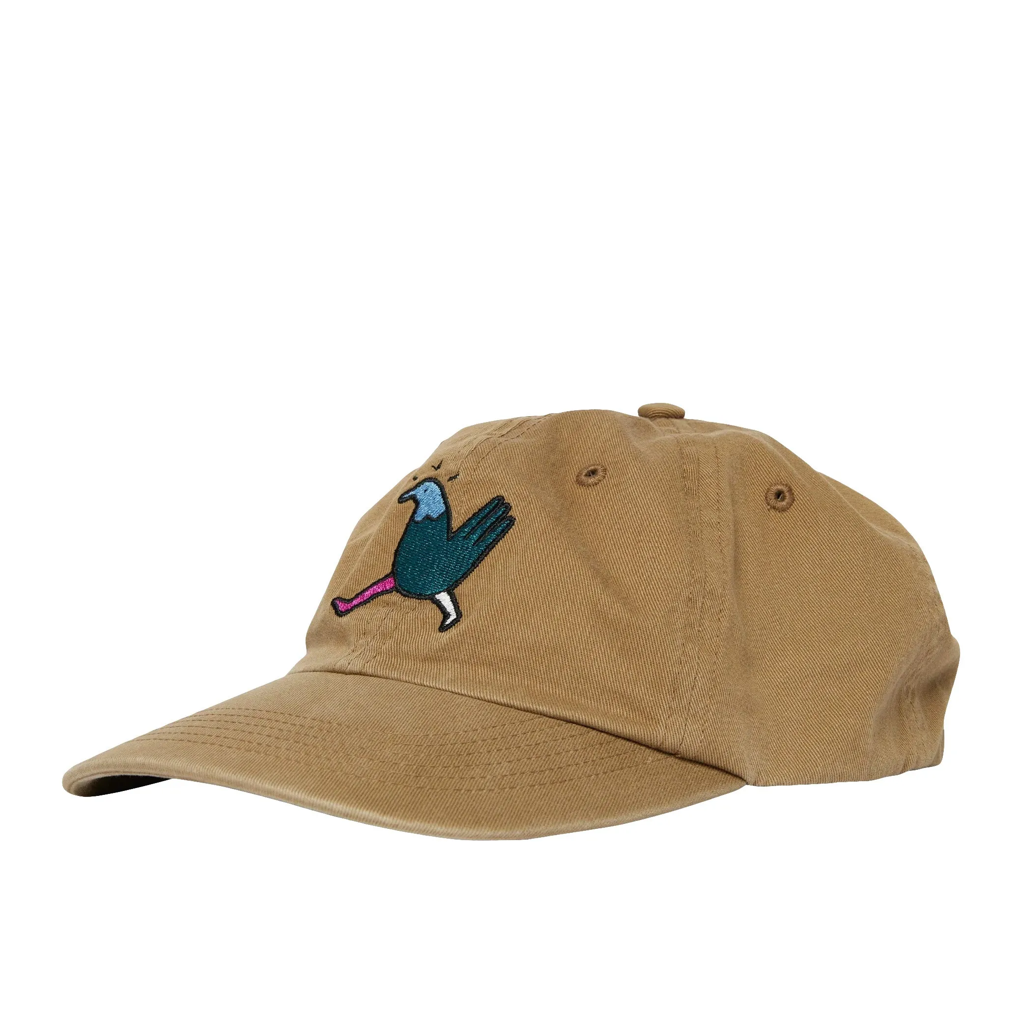 by Parra Annoyed Chicken 6 Panel Hat 'Khaki'