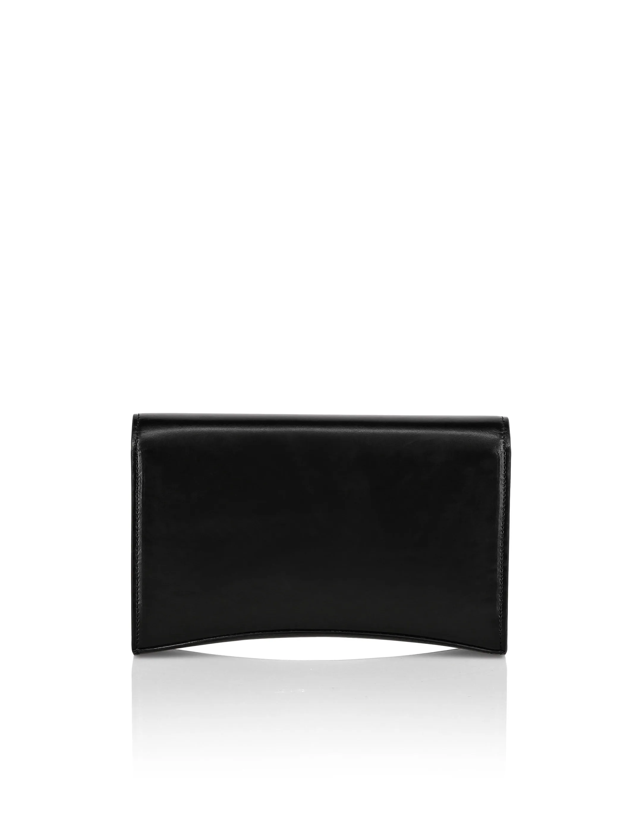 Calf Leather Clutch Shoulder Bag