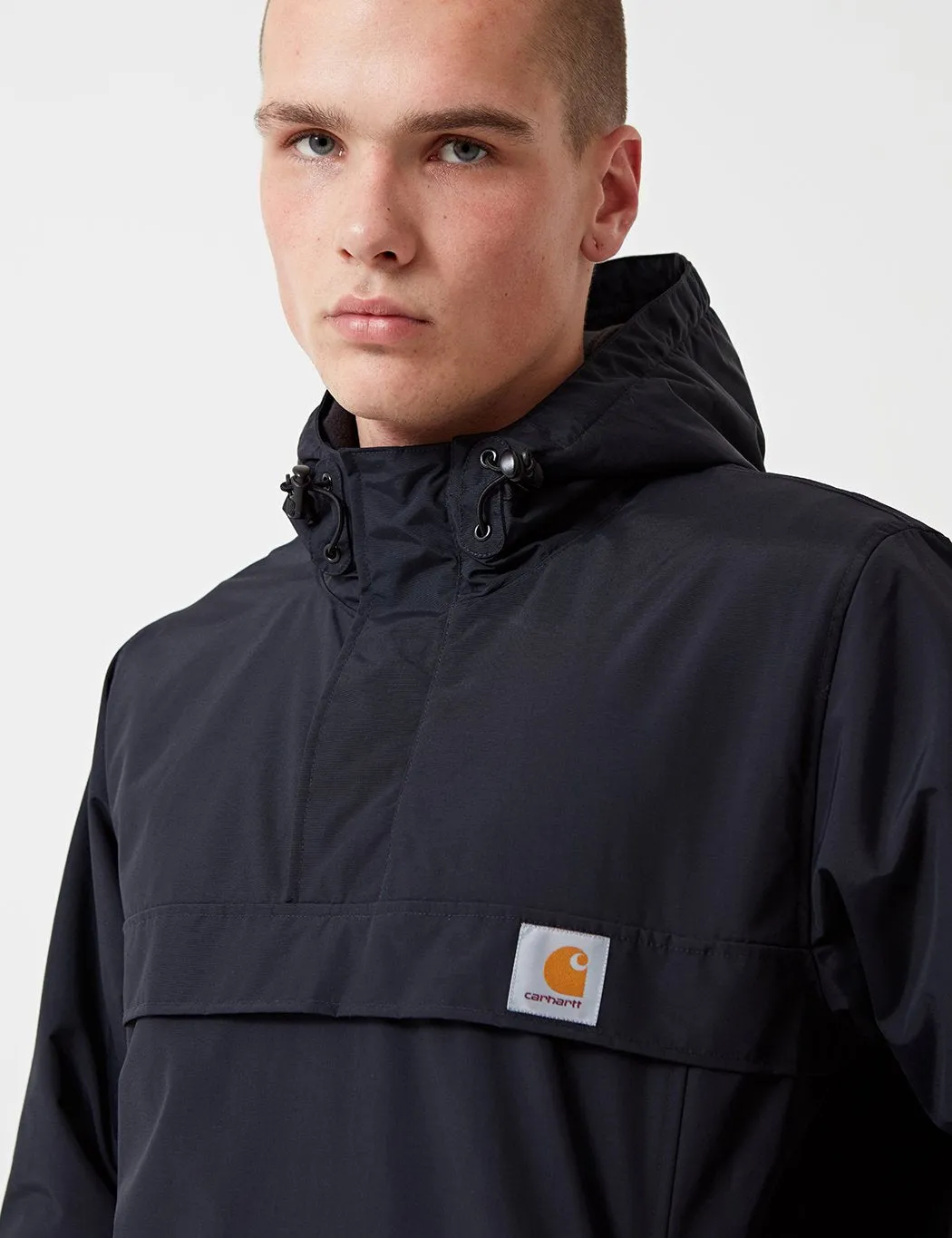 Carhartt-WIP Nimbus Half-Zip Jacket (Fleece Lined) - Dark Navy Blue