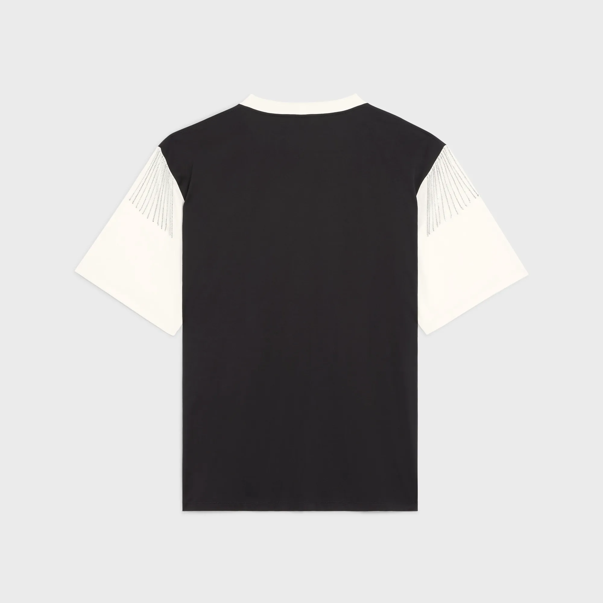 CELINE  |CELINE FRINGED T-SHIRT IN COTTON JERSEY 2X29C671Q.38AW