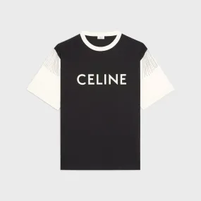 CELINE  |CELINE FRINGED T-SHIRT IN COTTON JERSEY 2X29C671Q.38AW