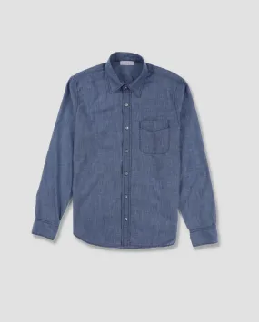 CHAMBRAY STANDARD SHIRT / INDIGO