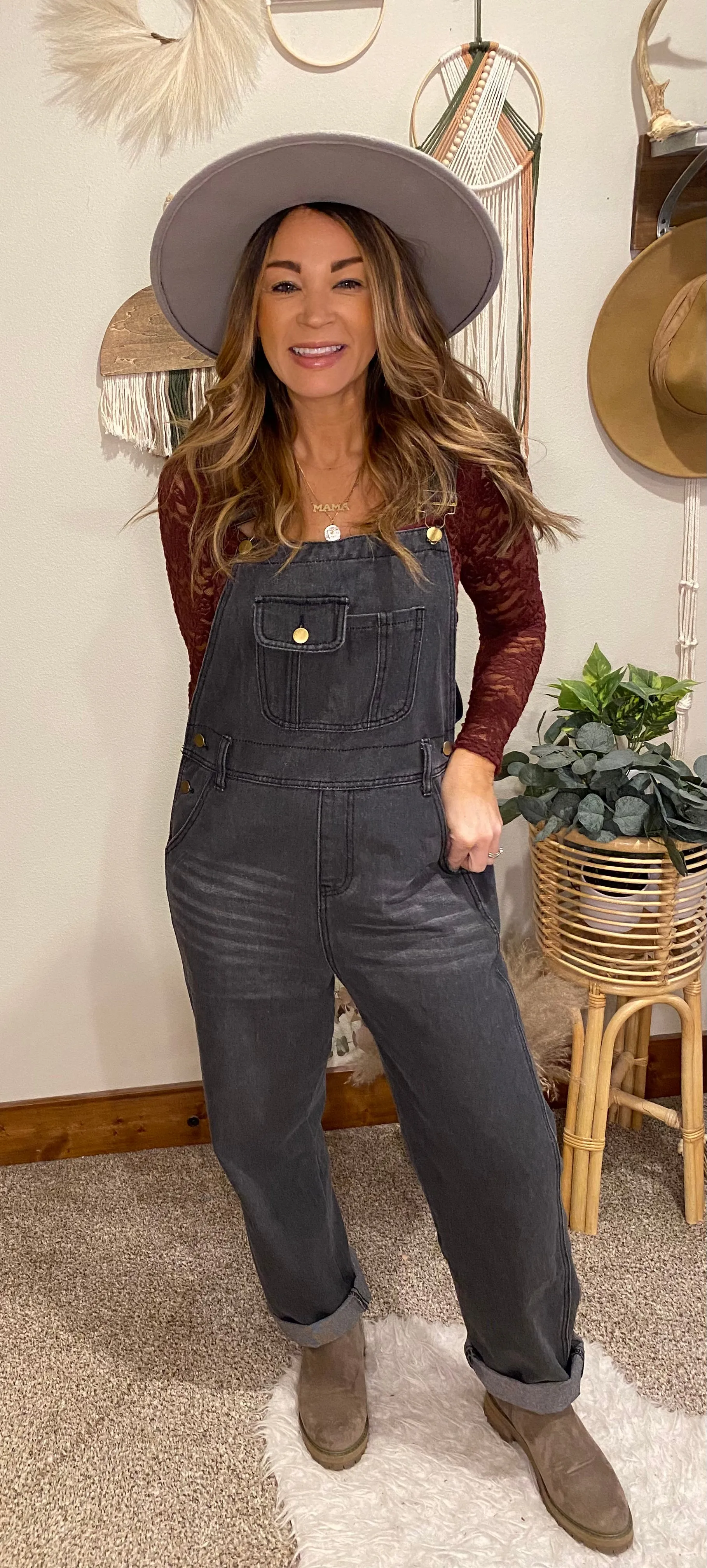 Charlie denim overalls