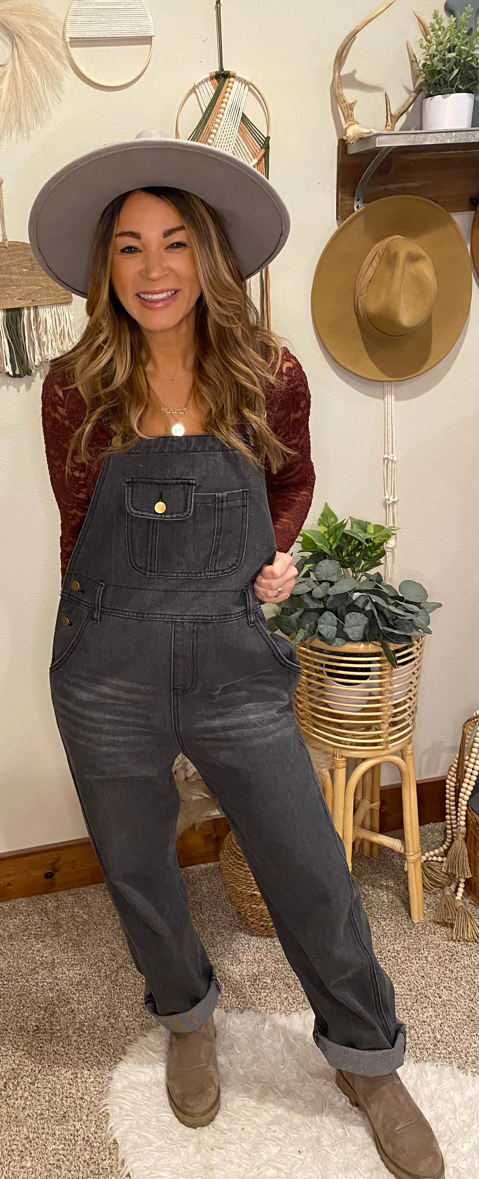 Charlie denim overalls