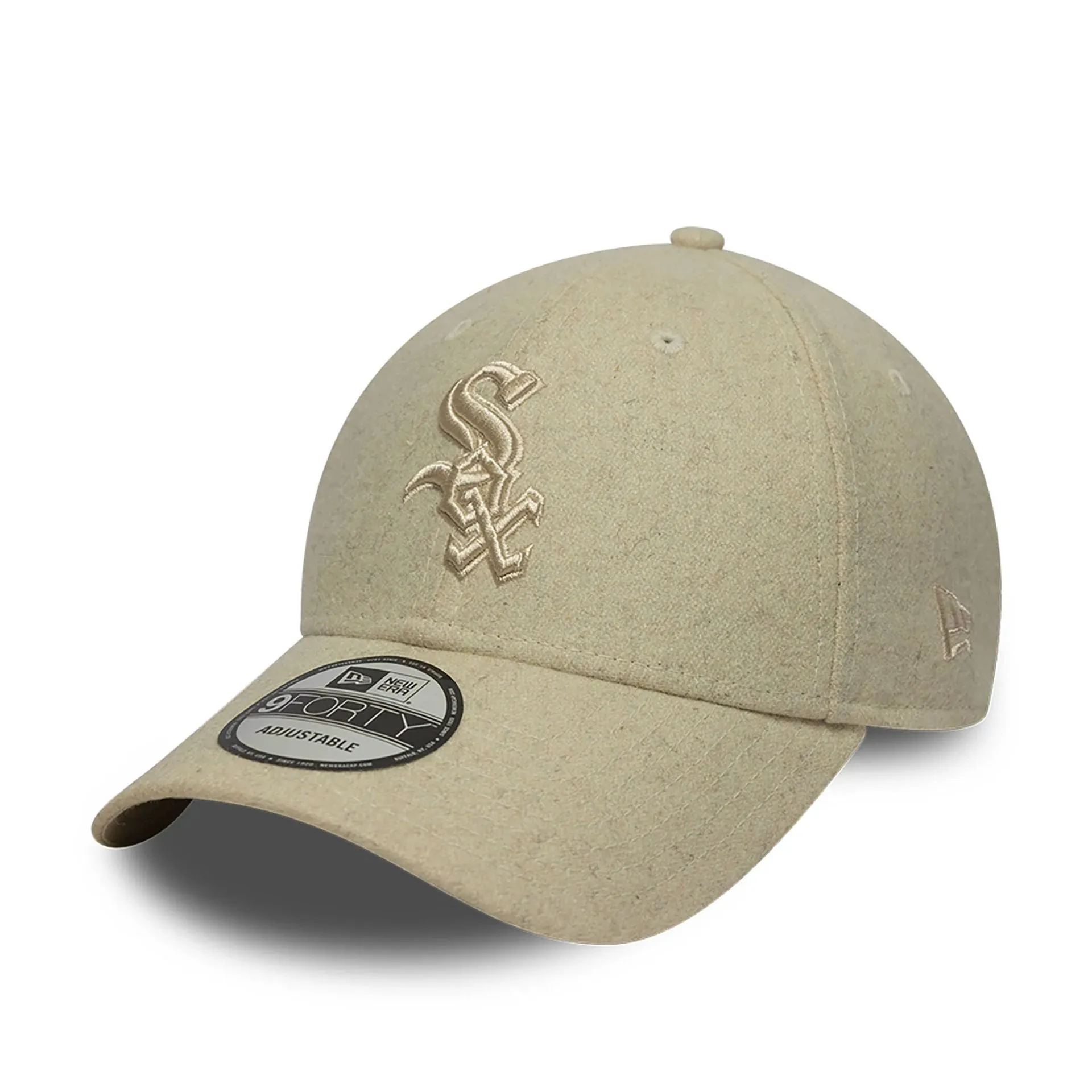 Chicago White Sox Melton Light Beige 9FORTY Adjustable Cap