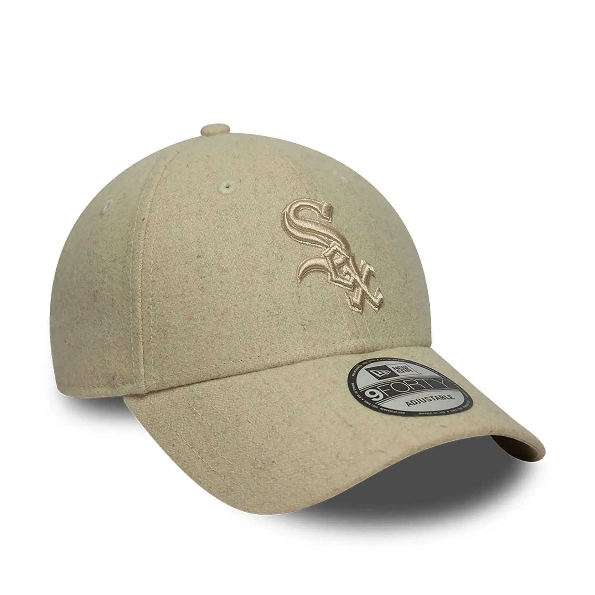 Chicago White Sox Melton Light Beige 9FORTY Adjustable Cap