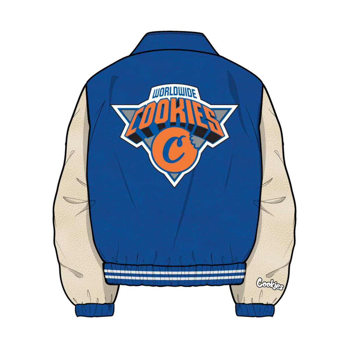 Cookies Full Clip Melton Wool Varsity Jacket