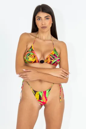 Costume bikini triangolo e slip brasiliano reversibile