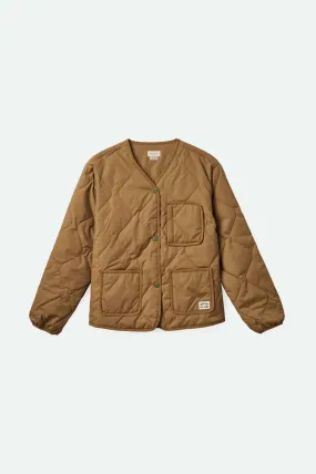 Delilah Quilted Jacket - Khaki