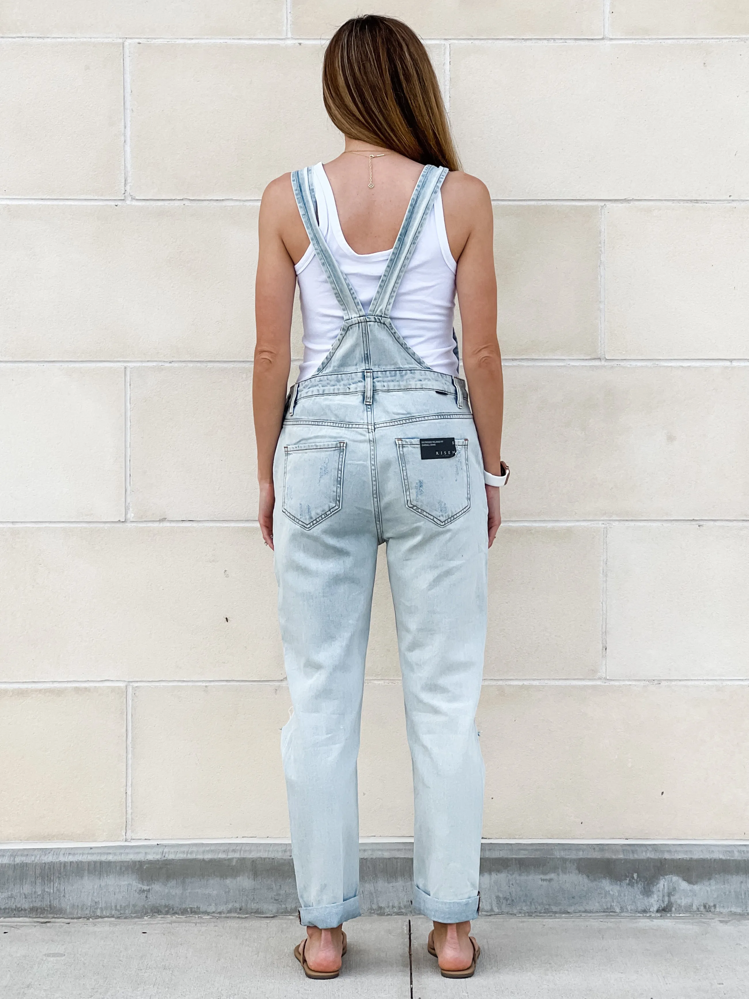 Distressed Overalls