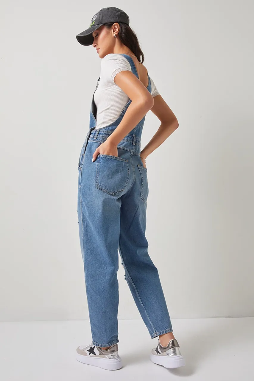 Dorine Destructed Overalls