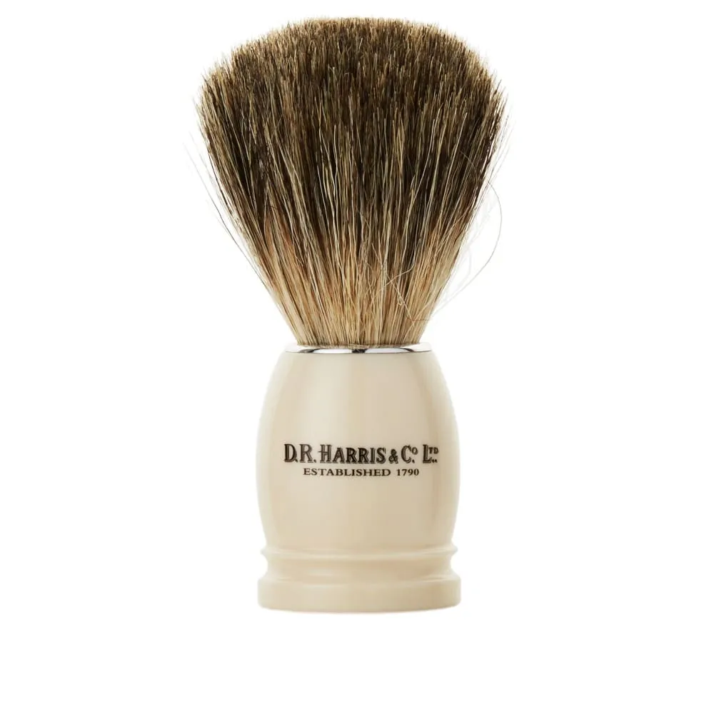 D.R. Harris & Co. Pure Badger Shaving BrushIvory