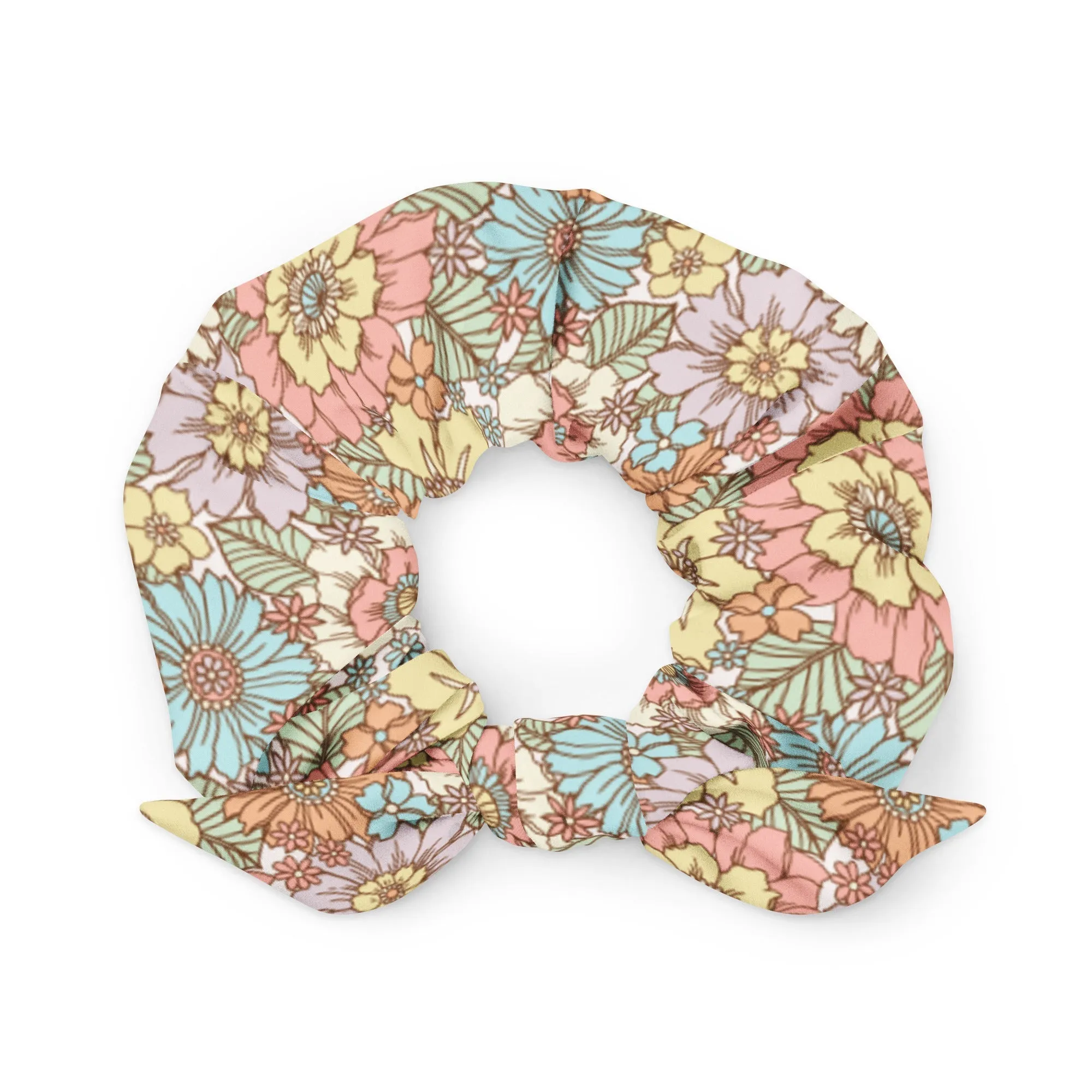 ECO SCRUNCHIE - SUNSET GARDEN