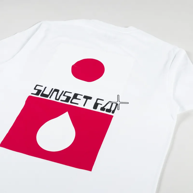 Edwin Sunset FM T Shirt White