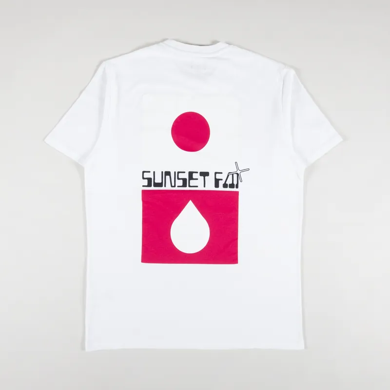 Edwin Sunset FM T Shirt White