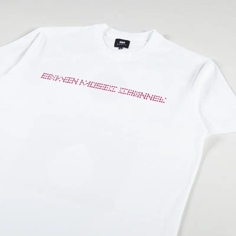 Edwin Sunset FM T Shirt White