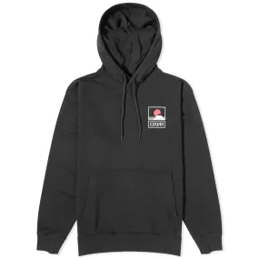 Edwin Sunset Mt Fuji Popover HoodieBlack