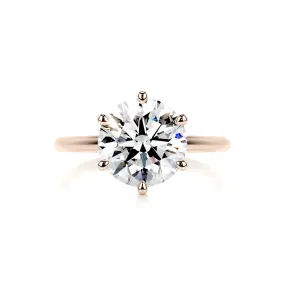 Eloise Diamond Engagement Ring -14K Rose Gold