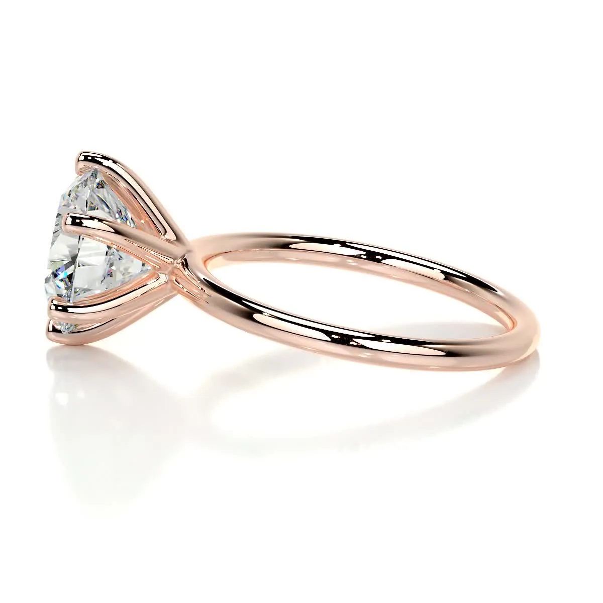 Eloise Diamond Engagement Ring -14K Rose Gold