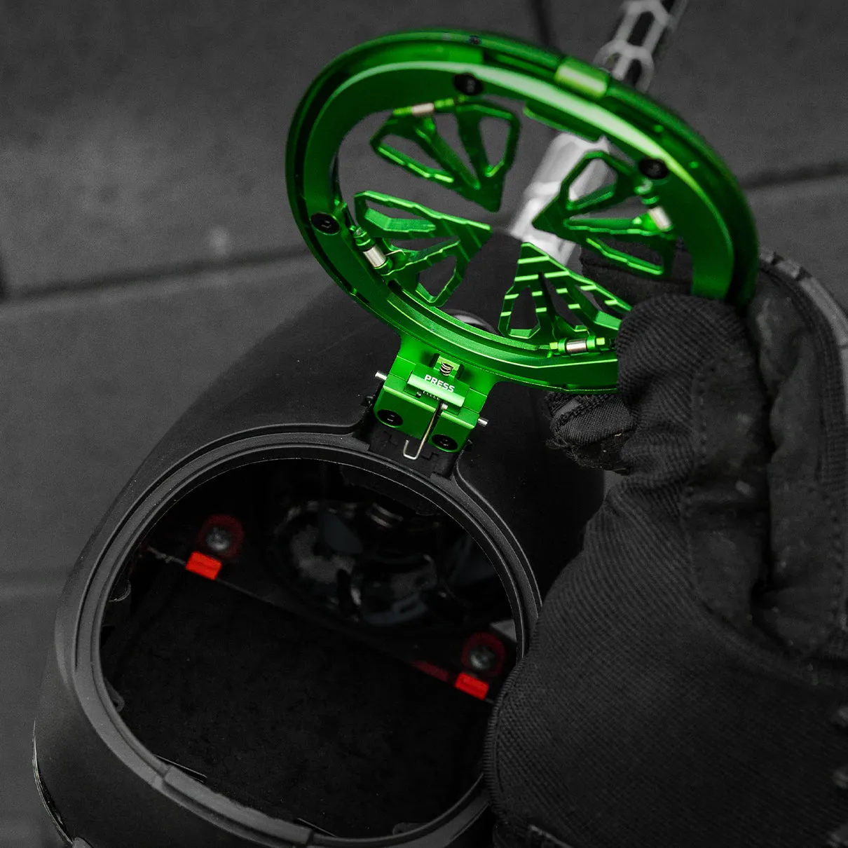 EVO R2 Metal Speed Feed - Neon Green