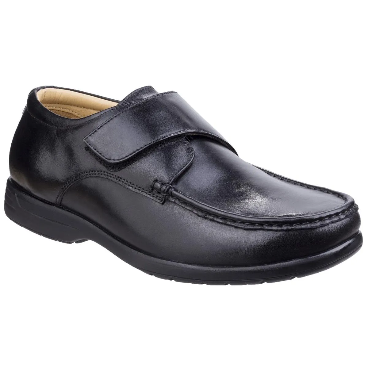 Fleet & Foster Fred Dual Fit Moccasin Black