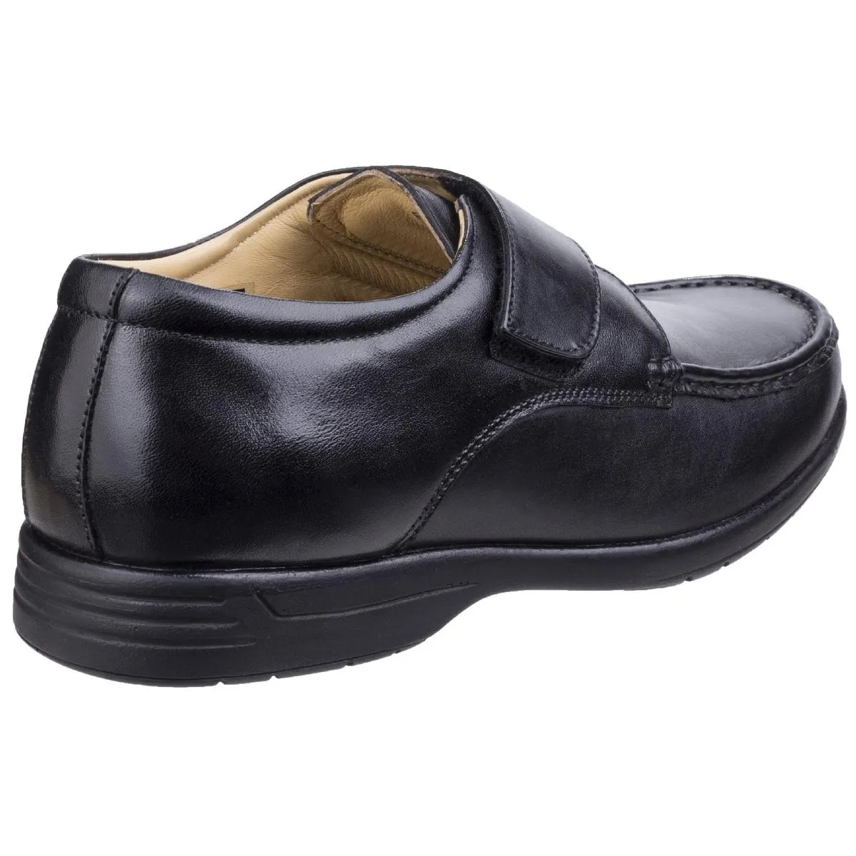 Fleet & Foster Fred Dual Fit Moccasin Black