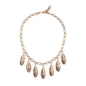 Flora Bud Fringe Necklace