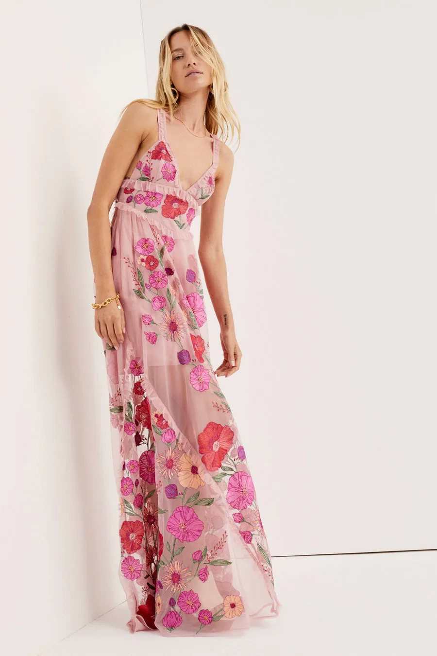 For Love and Lemons Kaylee Maxi Dress