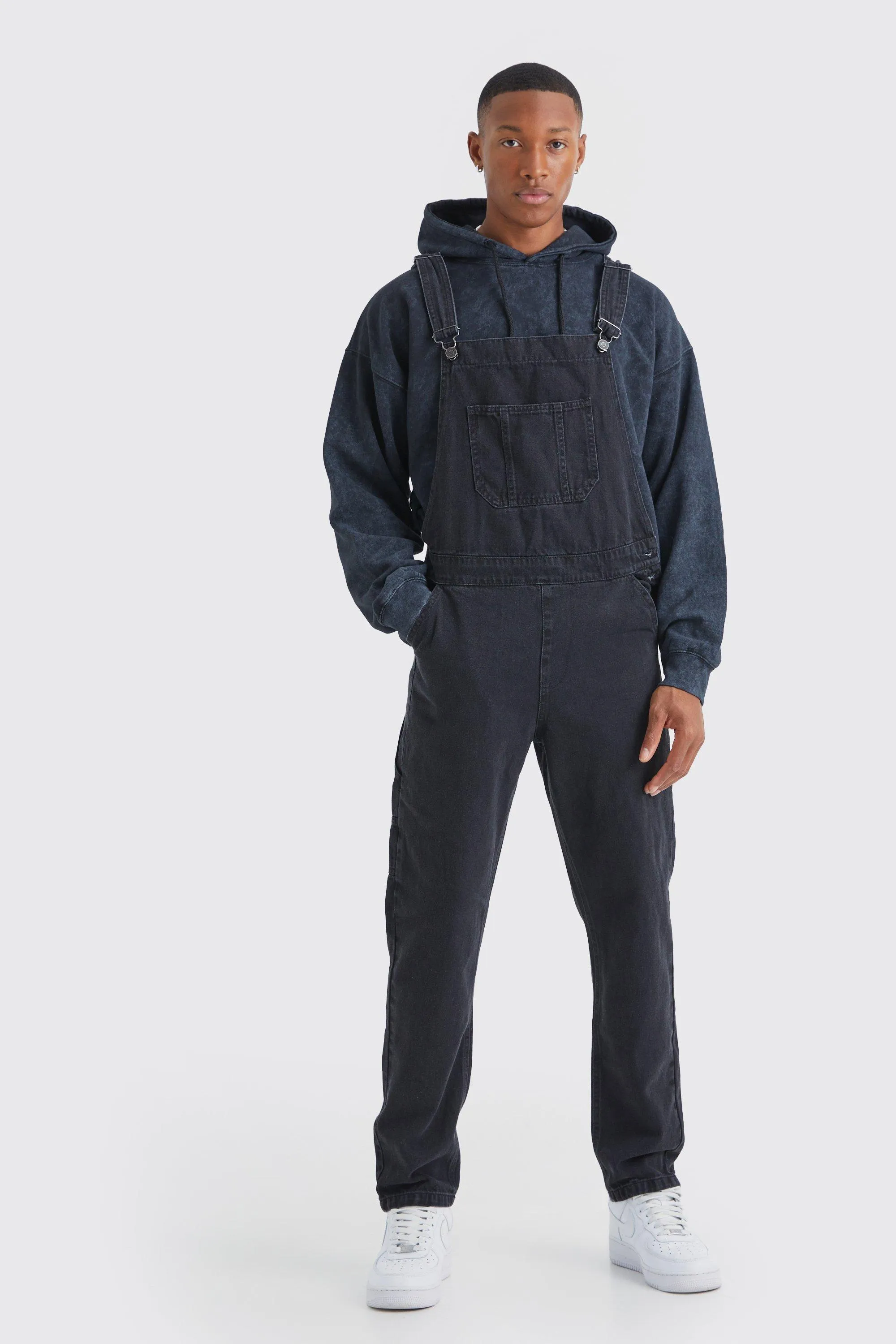 Full Length Denim Overalls