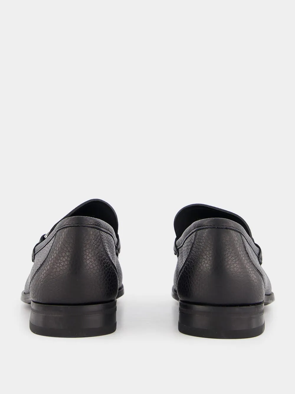 Gancini Leather Moccasin