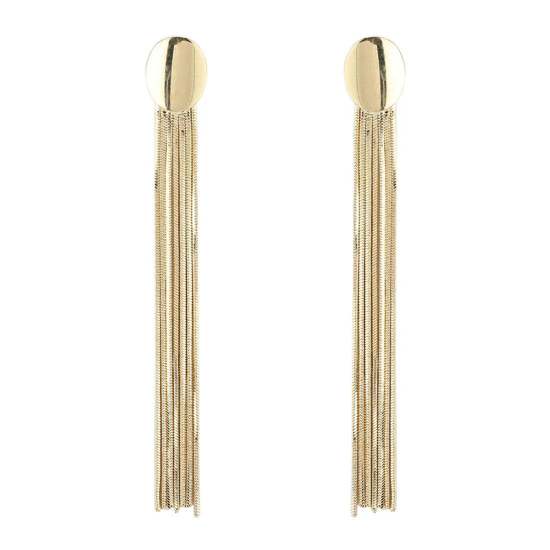 Gold Fringe Earrings