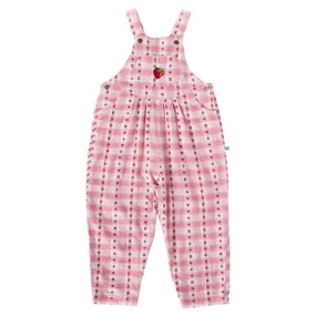 Goldie And Ace Vintage Overall - Berry Gingham