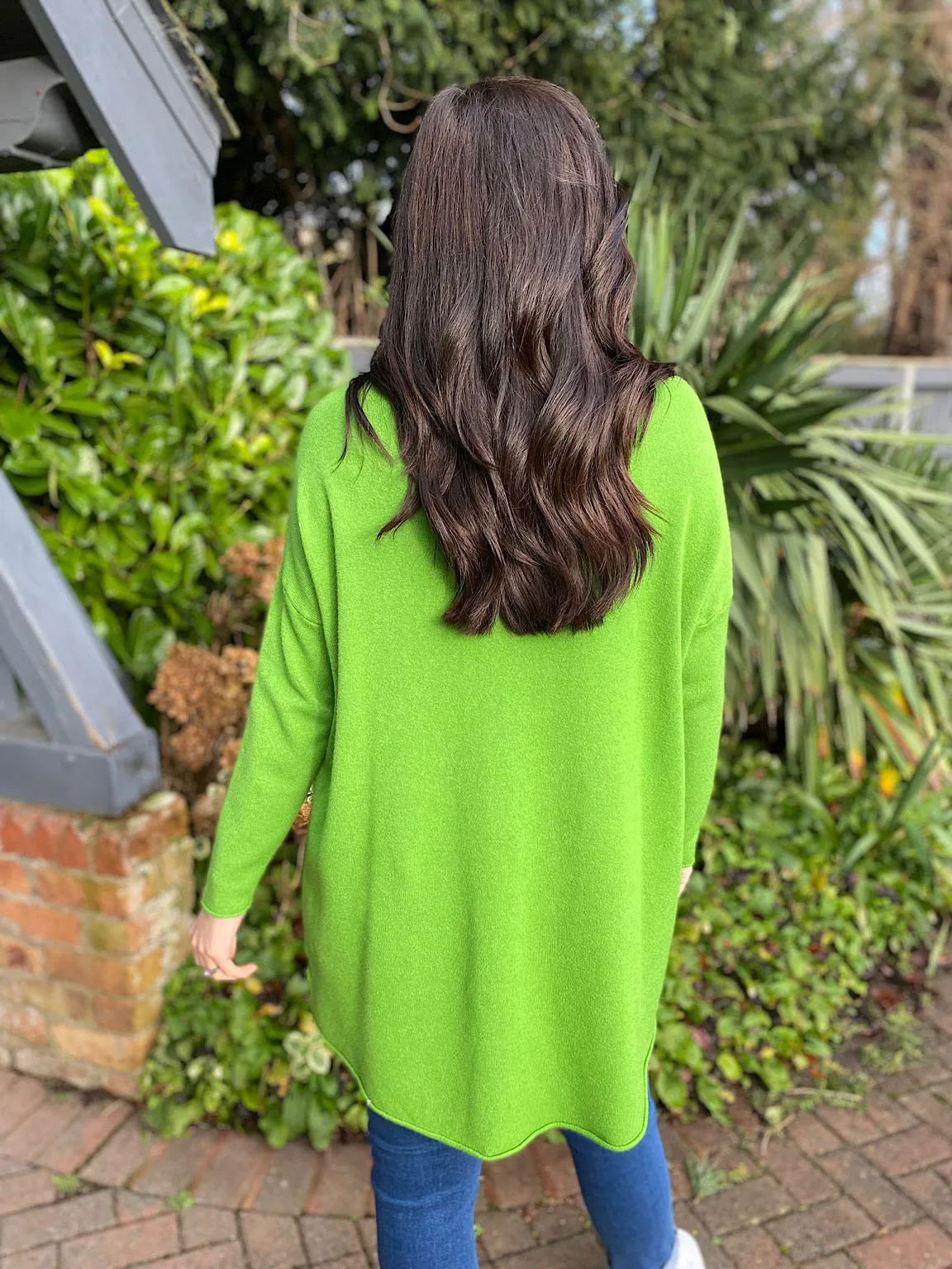 Green Premium Wrap Over Jumper Darby